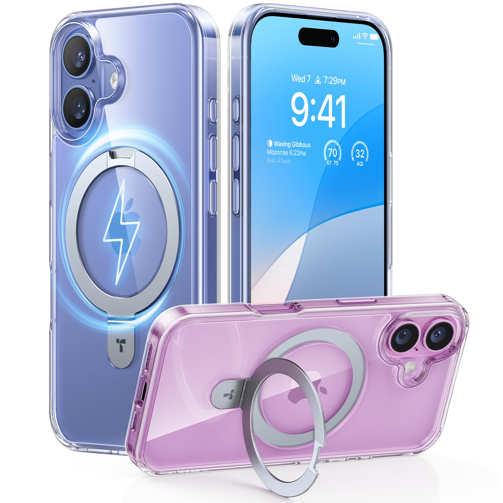 Foto 2 pulgar | Funda De Teléfono Torras Ultra Magnetic Para Iphone 16 Plus Crystal - Venta Internacional.
