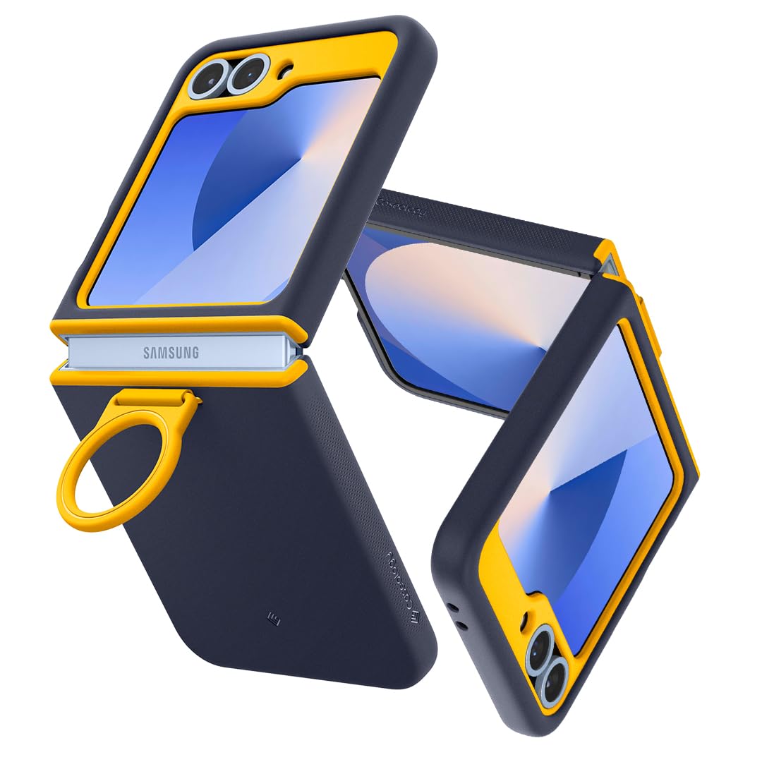 Funda De Silicona Caseology Nano Pop Para Samsung Galaxy Z Flip 6 Blueberry Navy - Venta Internacional.