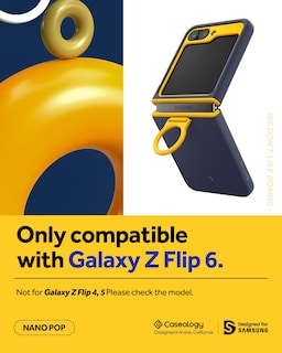 Foto 2 | Funda De Silicona Caseology Nano Pop Para Samsung Galaxy Z Flip 6 Blueberry Navy - Venta Internacional.