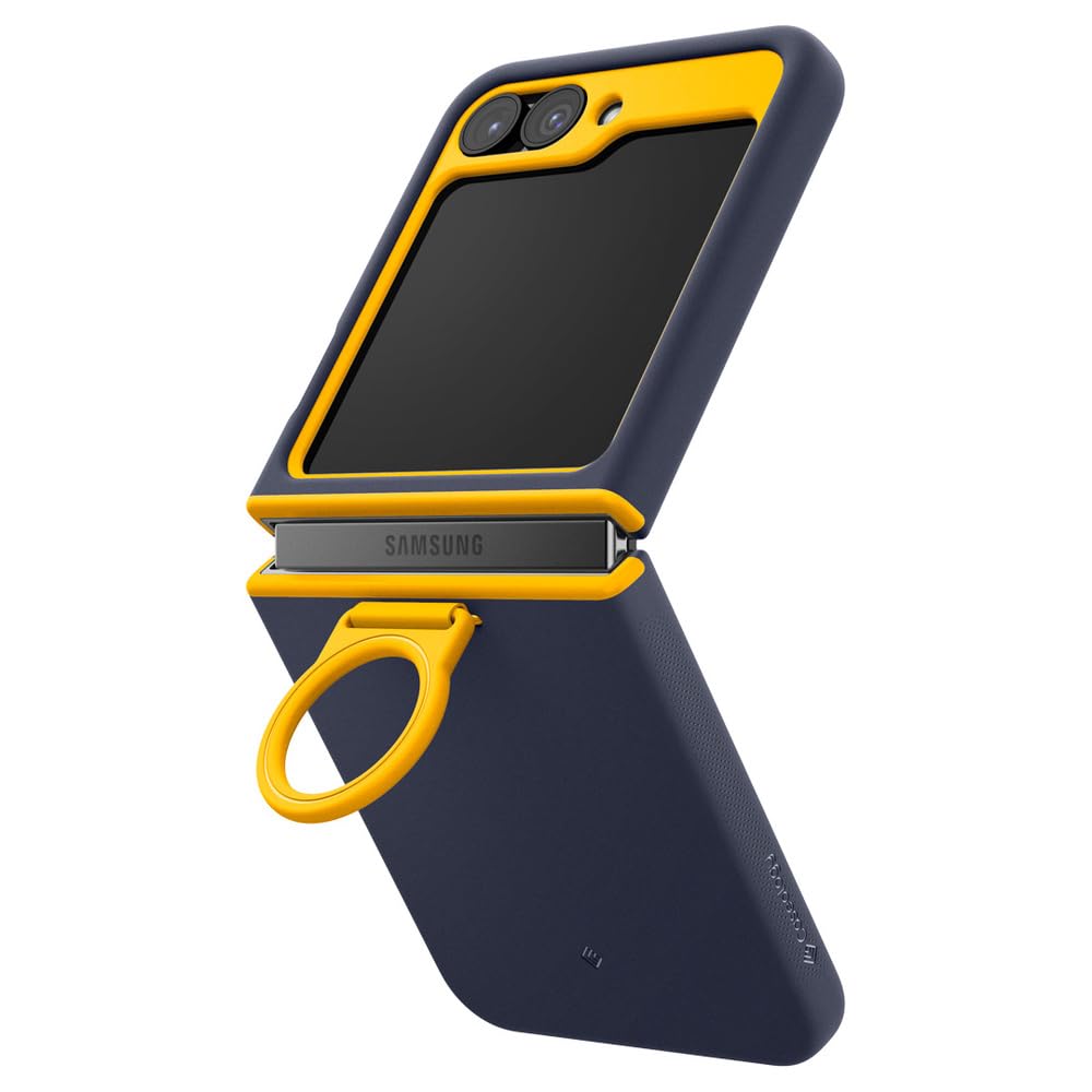 Foto 5 pulgar | Funda De Silicona Caseology Nano Pop Para Samsung Galaxy Z Flip 6 Blueberry Navy - Venta Internacional.