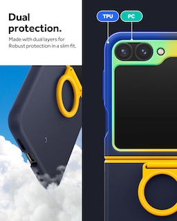 Foto 7 | Funda De Silicona Caseology Nano Pop Para Samsung Galaxy Z Flip 6 Blueberry Navy - Venta Internacional.