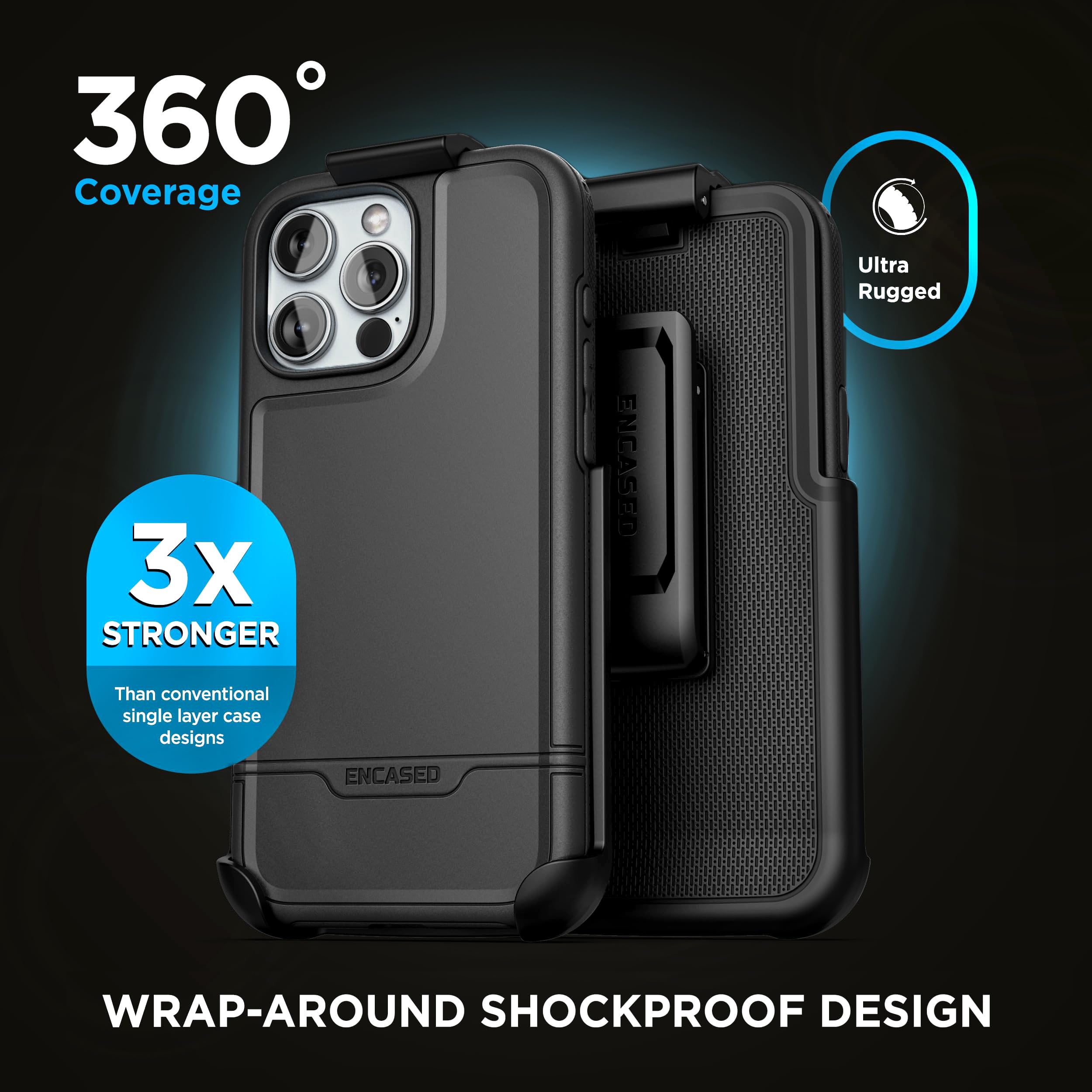 Foto 7 pulgar | Funda Tipo Cinturón Rebel Para Iphone 16 Pro Max Con Magsafe - Venta Internacional.