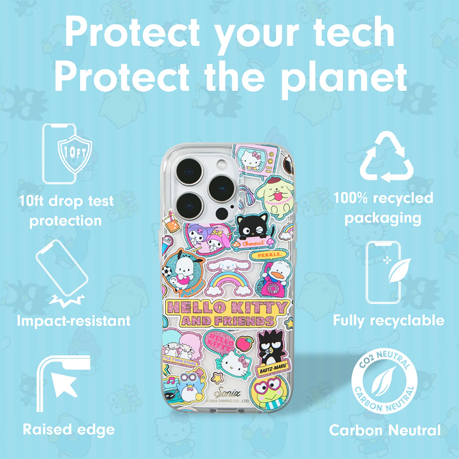 Foto 4 | Funda Para Teléfono Sonix X Sanrio Hello Kitty Para Iphone 16 Pro Max - Venta Internacional.