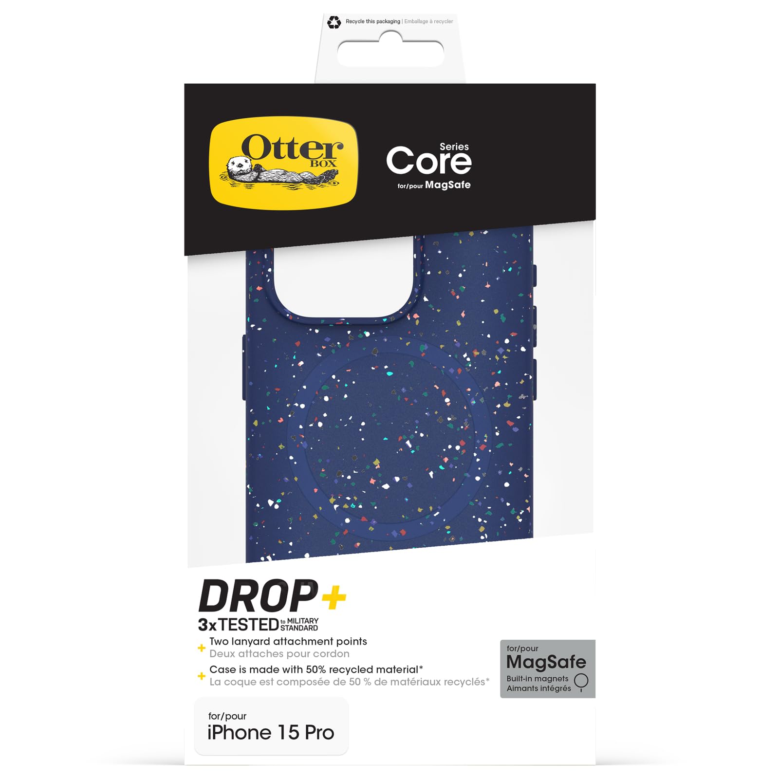 Foto 6 pulgar | Funda De Teléfono Otterbox Core Series Para Iphone 15 Pro Blueberry - Venta Internacional.