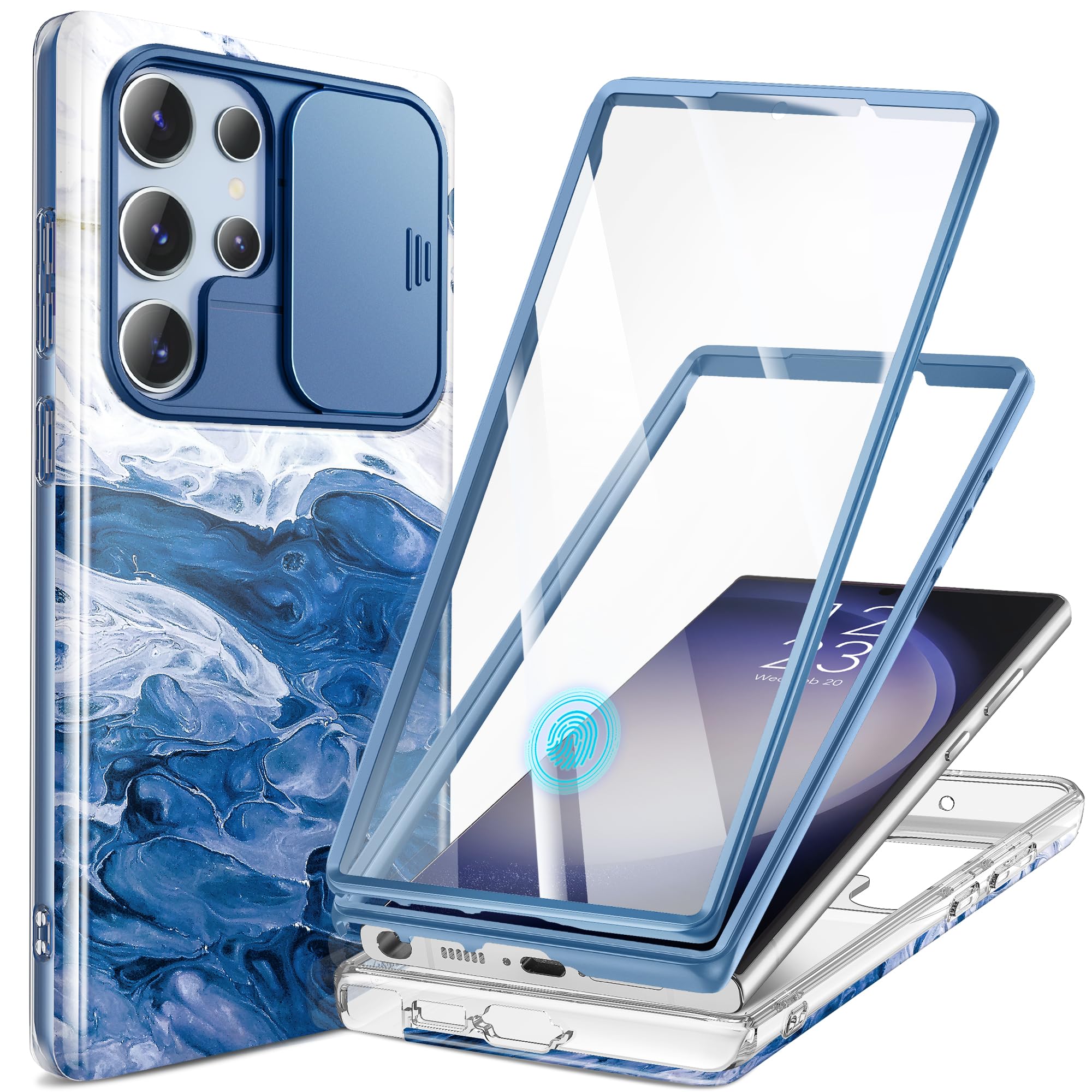 Funda De Teléfono Gviewin Para Samsung Galaxy S23 Ultra 6.8 Con Funda - Venta Internacional.