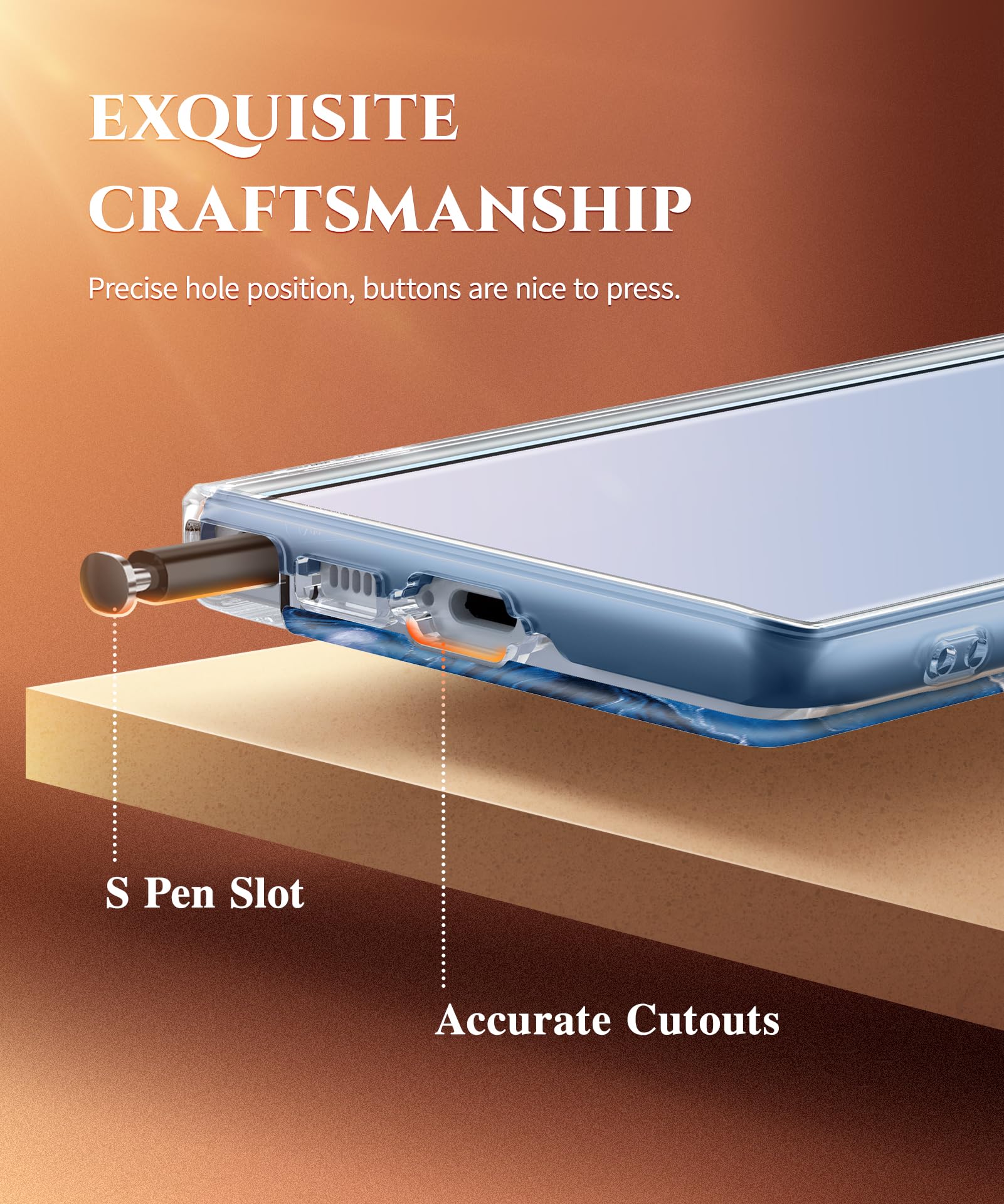 Foto 8 pulgar | Funda De Teléfono Gviewin Para Samsung Galaxy S23 Ultra 6.8 Con Funda - Venta Internacional.