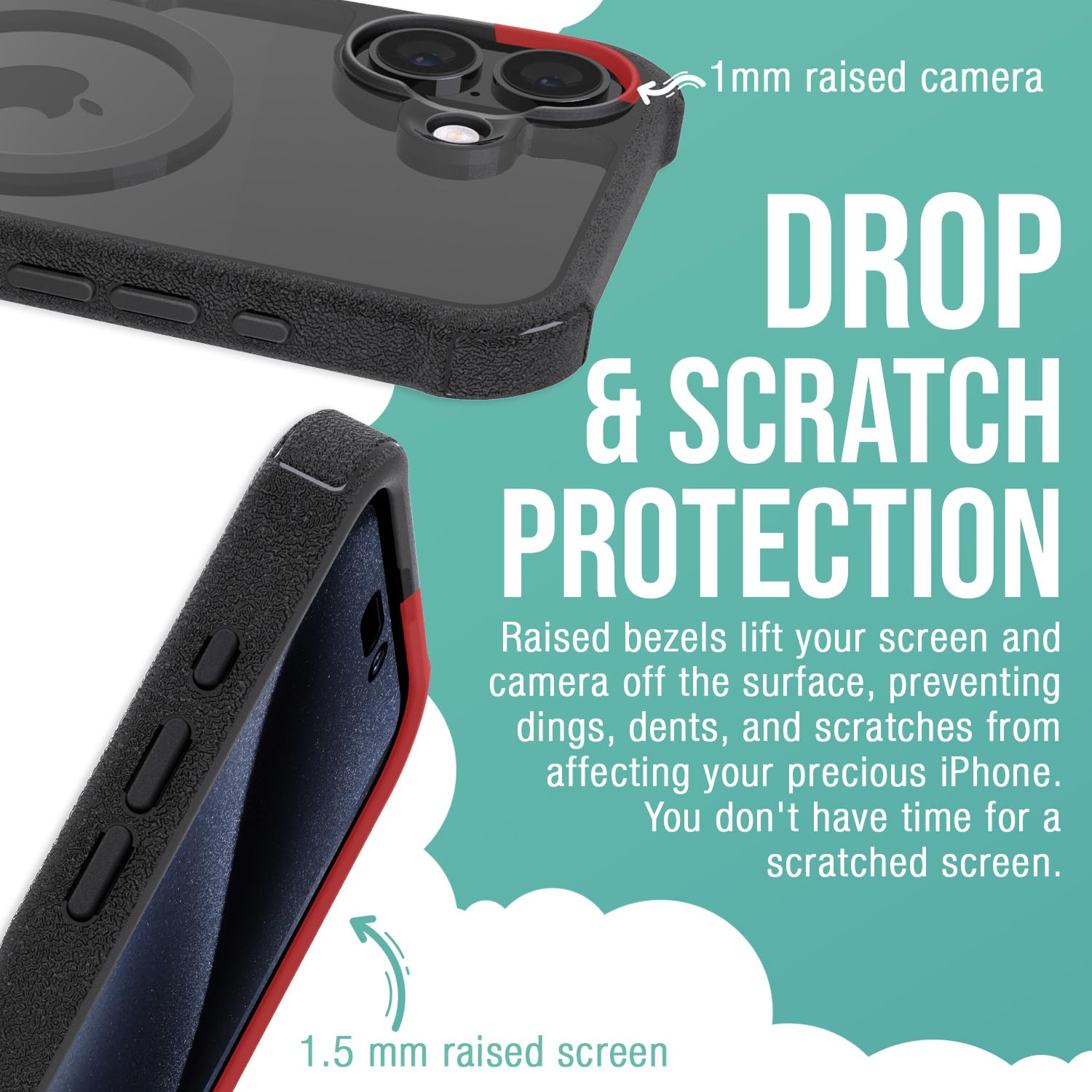 Foto 5 pulgar | Funda Magnética Protectora Smartish Gripzilla Para Iphone 16 Plus - Venta Internacional.