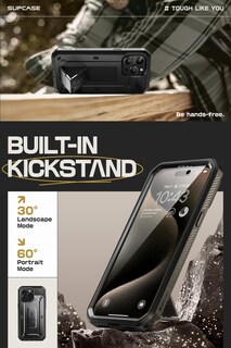 Foto 4 | Funda Para Teléfono Supcase Unicorn Beetle Pro Para Iphone 15 Pro, Color Negro - Venta Internacional.