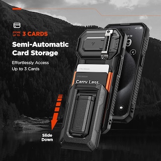 Foto 4 | Funda Vrs Design Origin Para Iphone 14 Pro/13 Pro Con Cartera - Venta Internacional.