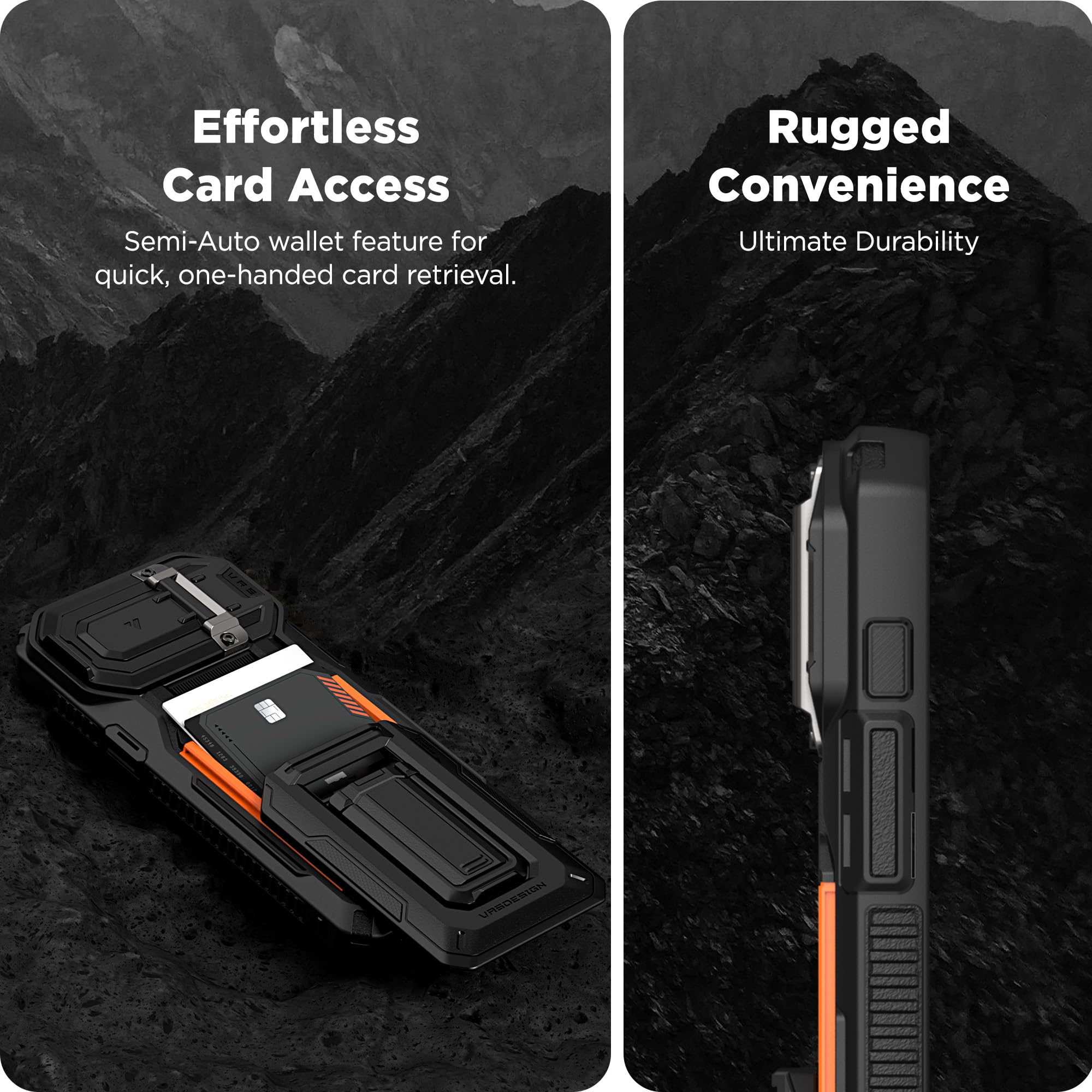 Foto 7 pulgar | Funda Vrs Design Origin Para Iphone 14 Pro/13 Pro Con Cartera - Venta Internacional.