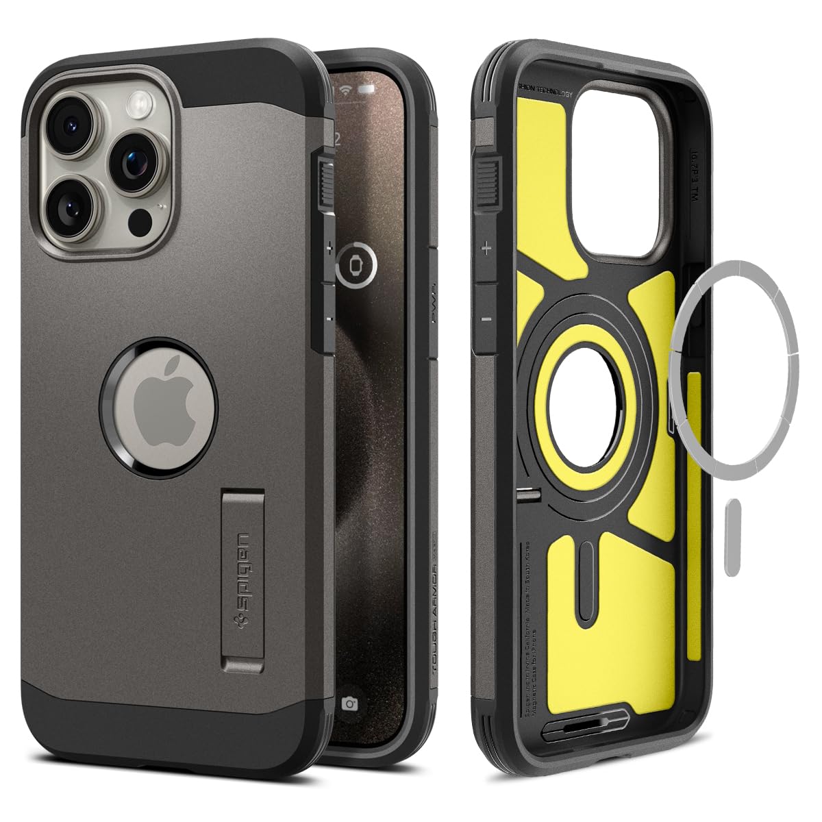 Foto 2 pulgar | Funda De Teléfono Spigen Tough Armor Magfit Iphone 15 Pro 2023 - Venta Internacional.
