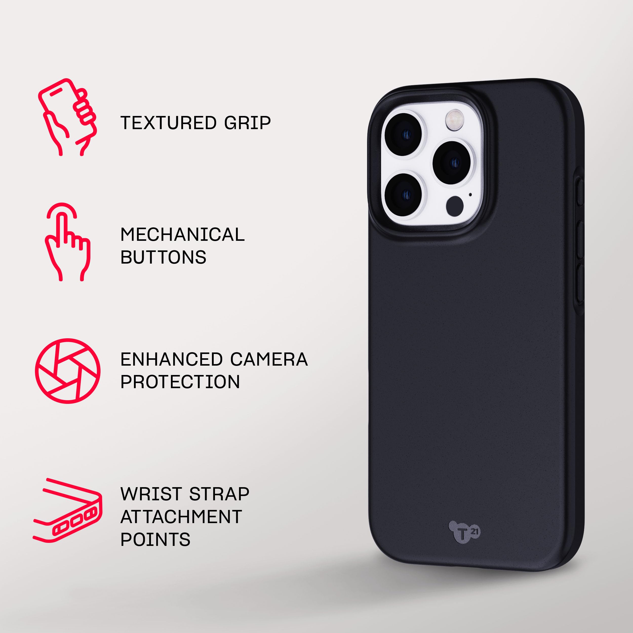 Foto 5 pulgar | Protección Contra Impactos Case Tech21 Evolite Para Iphone 16 Pro - Venta Internacional.