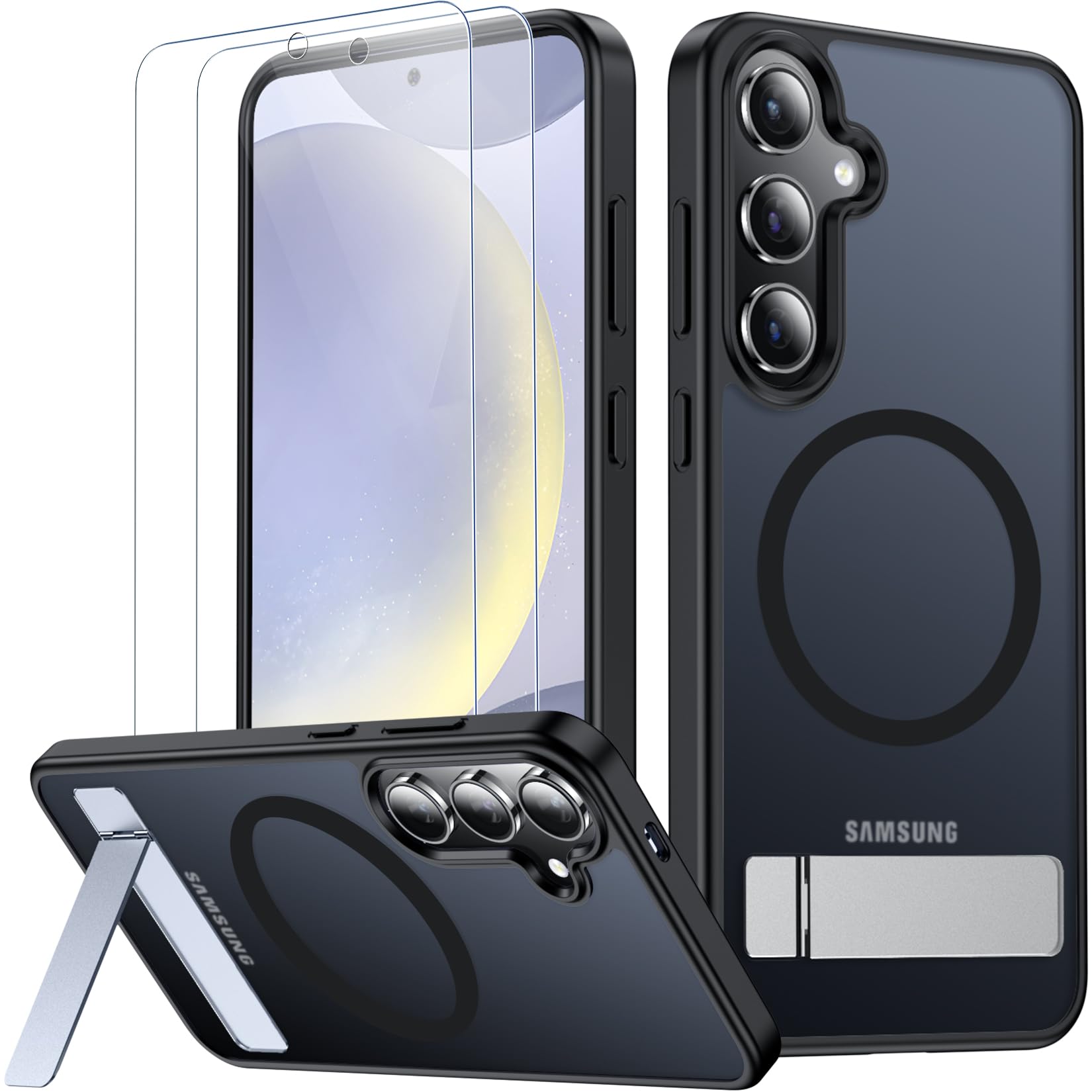 Foto 2 pulgar | Funda Magnética Spidercase Con Soporte Para Samsung S24 - Venta Internacional.
