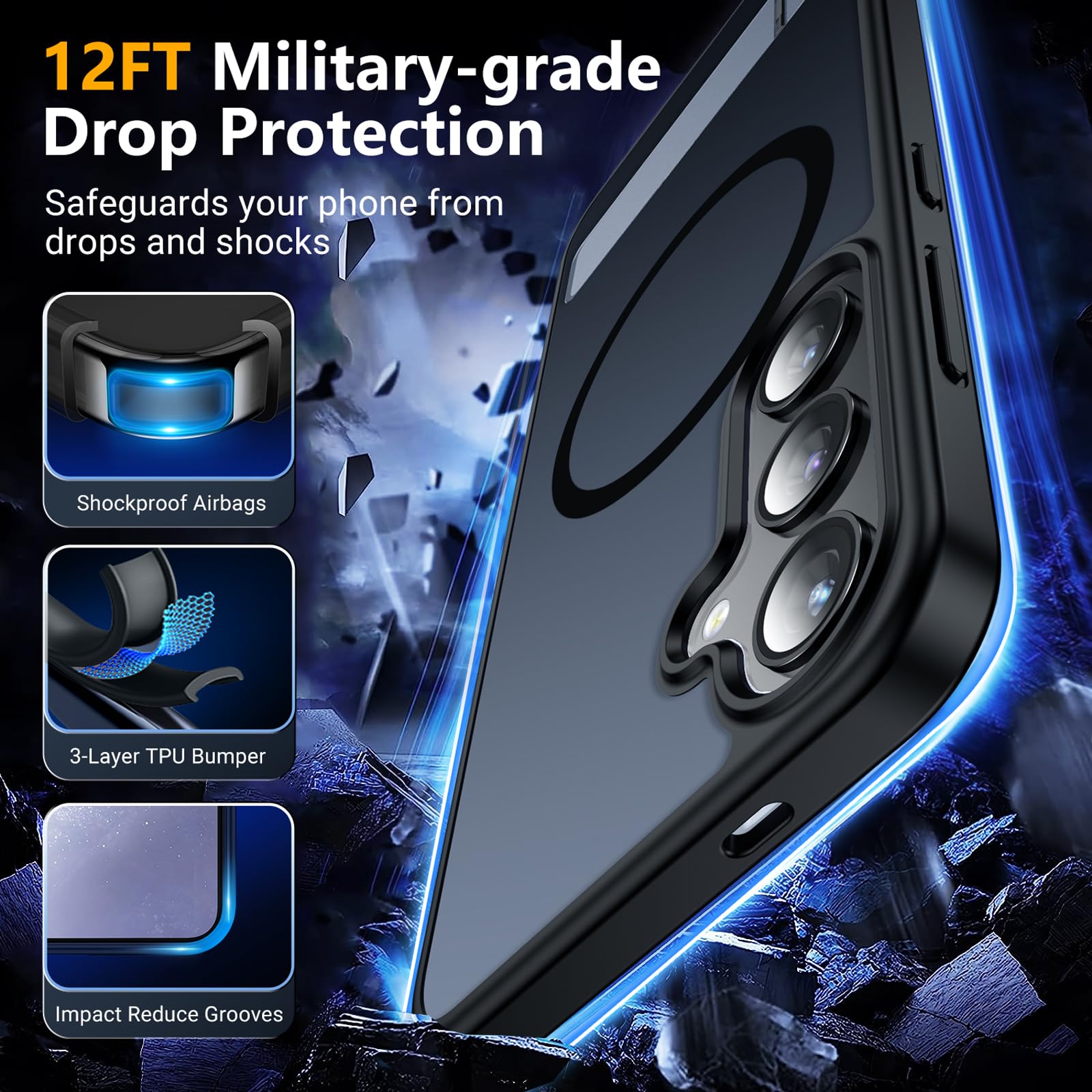 Foto 3 pulgar | Funda Magnética Spidercase Con Soporte Para Samsung S24 - Venta Internacional.