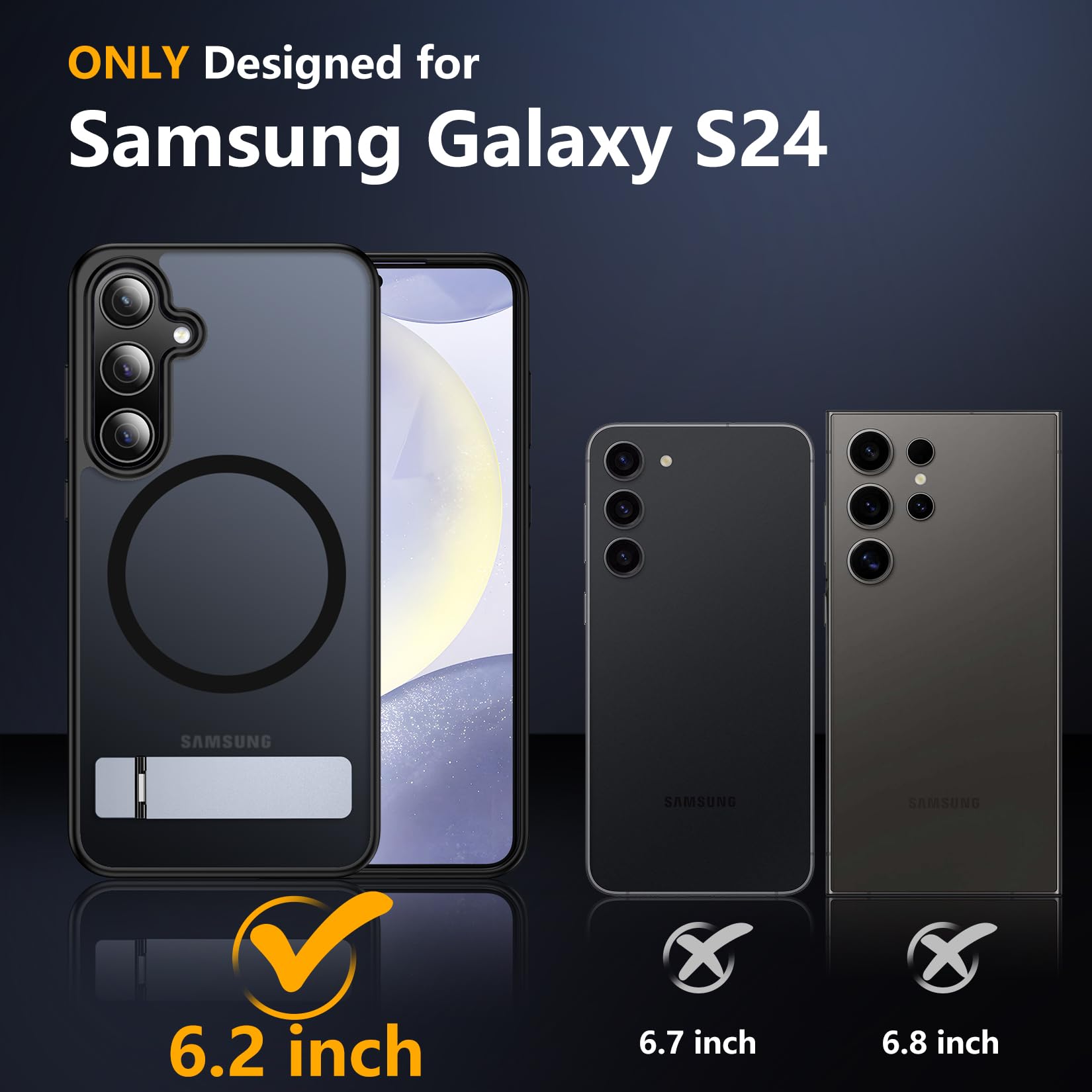 Foto 7 | Funda Magnética Spidercase Con Soporte Para Samsung S24 - Venta Internacional.