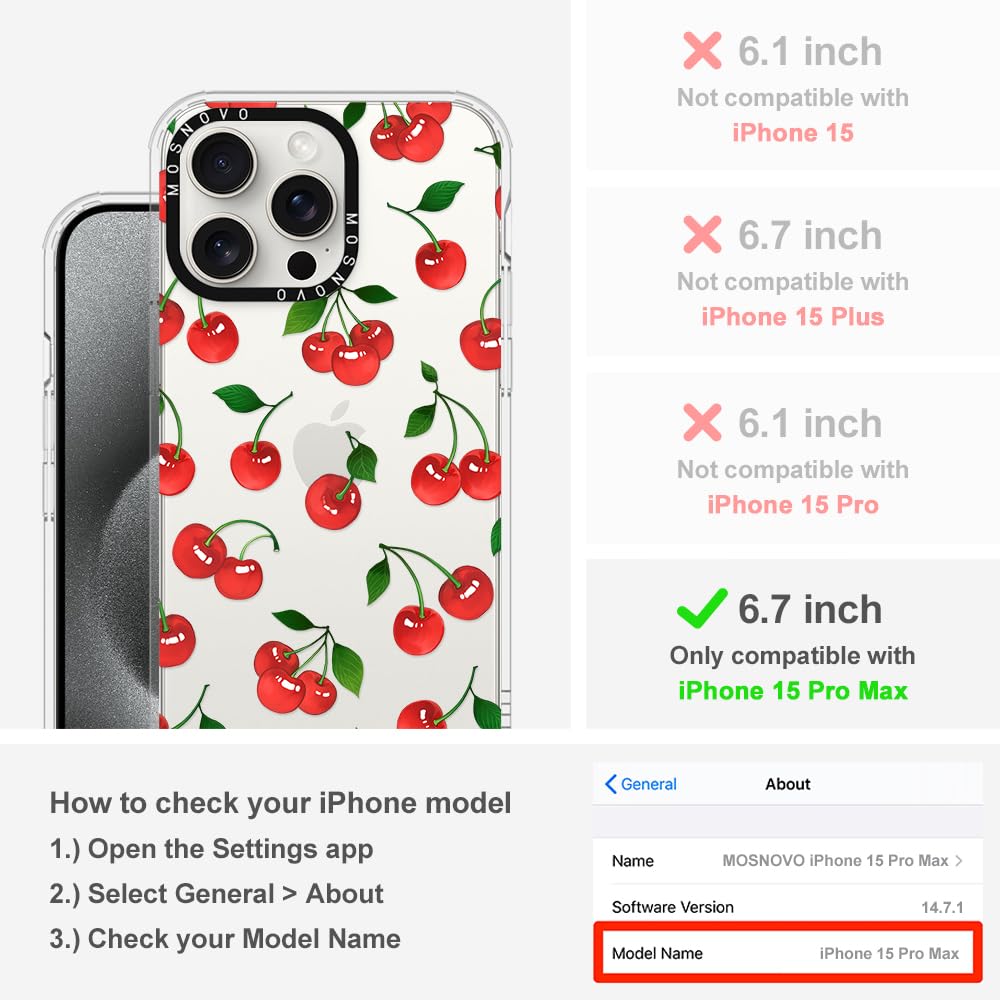 Foto 3 pulgar | Funda De Teléfono Mosnovo Para Iphone 15 Pro Max Buffertech, Tpu Transparente - Venta Internacional.