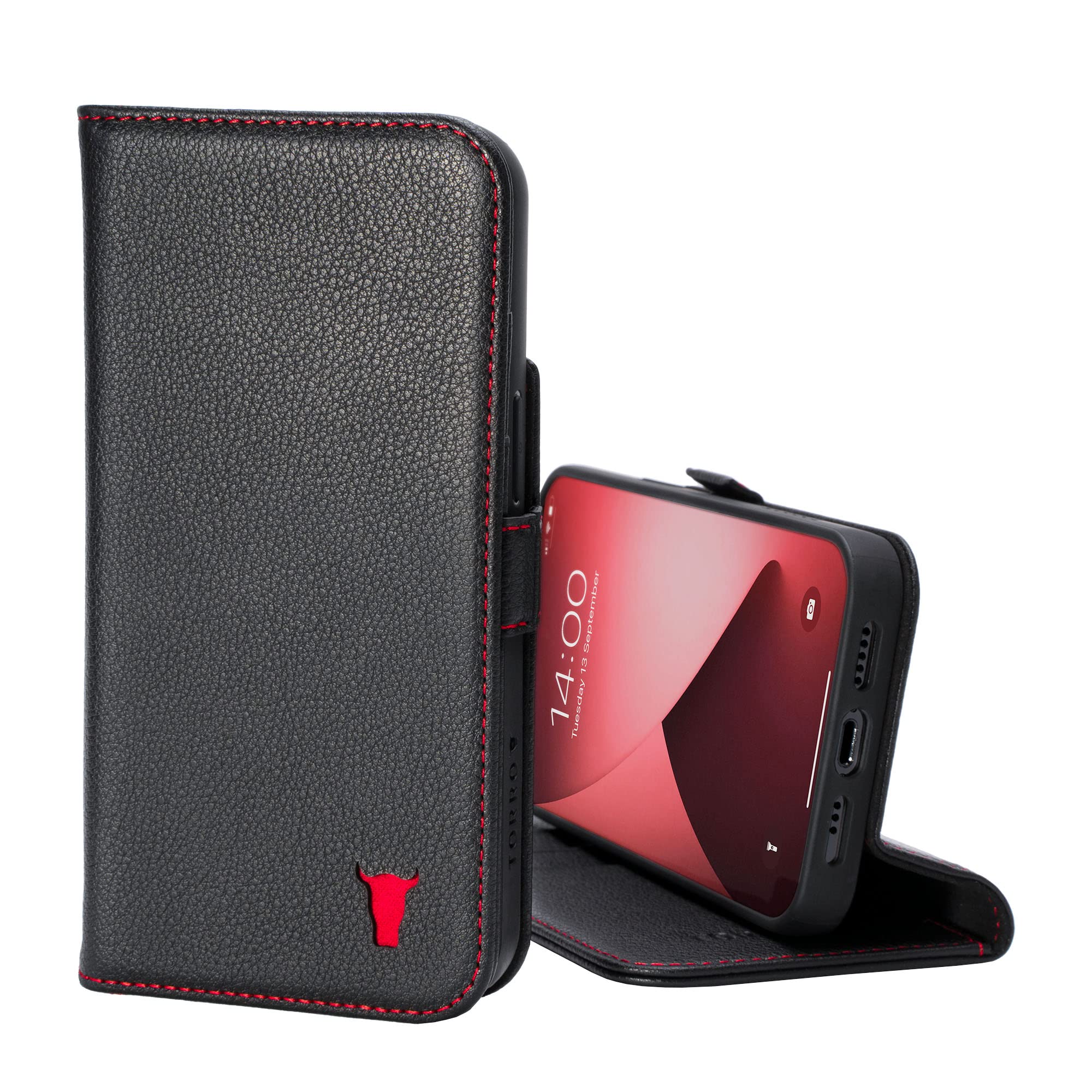 Foto 2 pulgar | Funda De Teléfono Torro Compatible Con Iphone 13 Pro Max Leather - Venta Internacional.