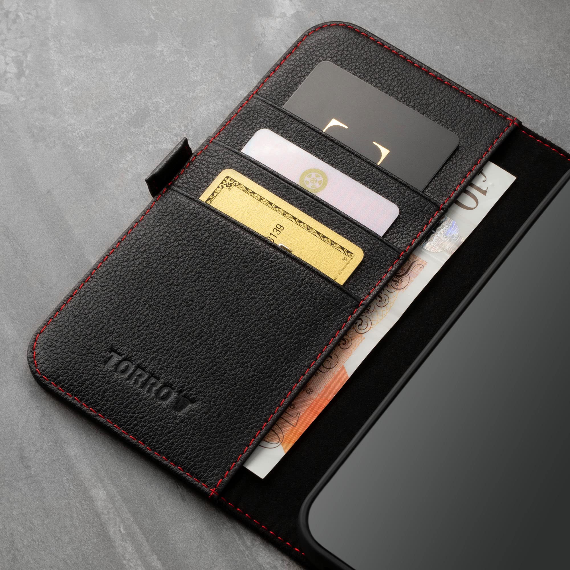 Foto 4 | Funda De Teléfono Torro Compatible Con Iphone 13 Pro Max Leather - Venta Internacional.