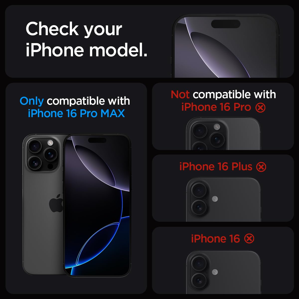 Foto 5 pulgar | Case Spigen Ultra Hybrid Magfit Pack Para Iphone 16 Pro Max - Venta Internacional.