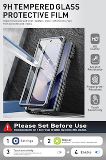 Foto 4 | Funda De Teléfono I-blason Para Samsung Galaxy Z Fold 6 Con S Pen Azul Oscuro - Venta Internacional.