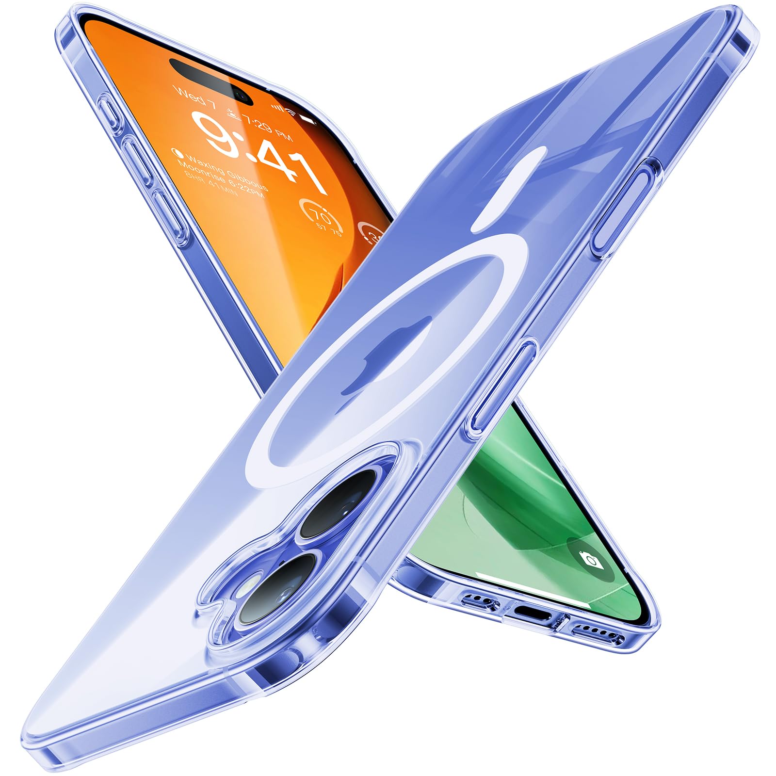 Foto 2 pulgar | Funda De Teléfono Torras Magnetic Slim Fit Para Iphone 16 Plus, Transparente - Venta Internacional.