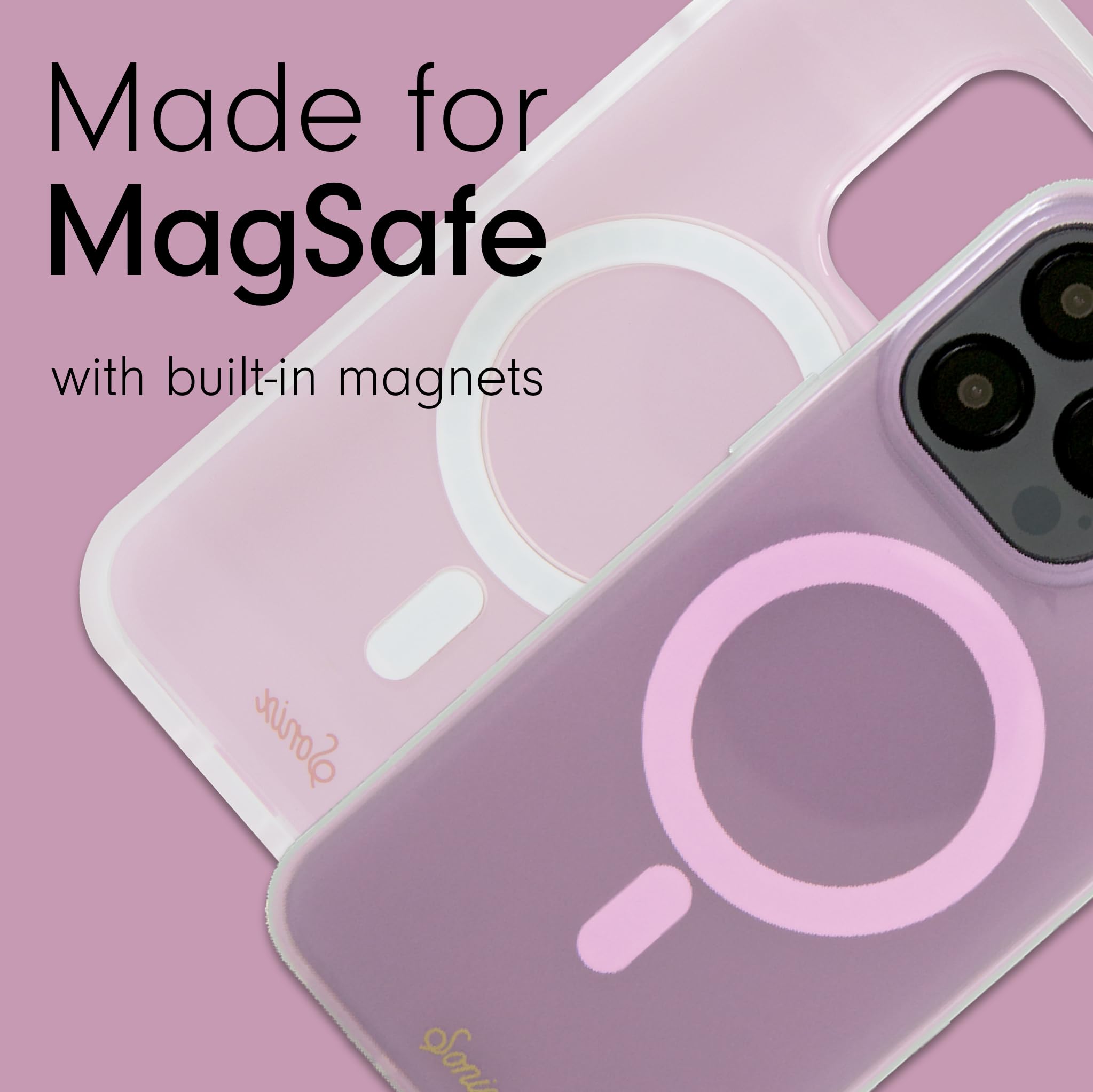 Foto 4 pulgar | Funda De Teléfono Sonix Jelly Pink Para Iphone 15 Pro Max Con Magsafe - Venta Internacional.