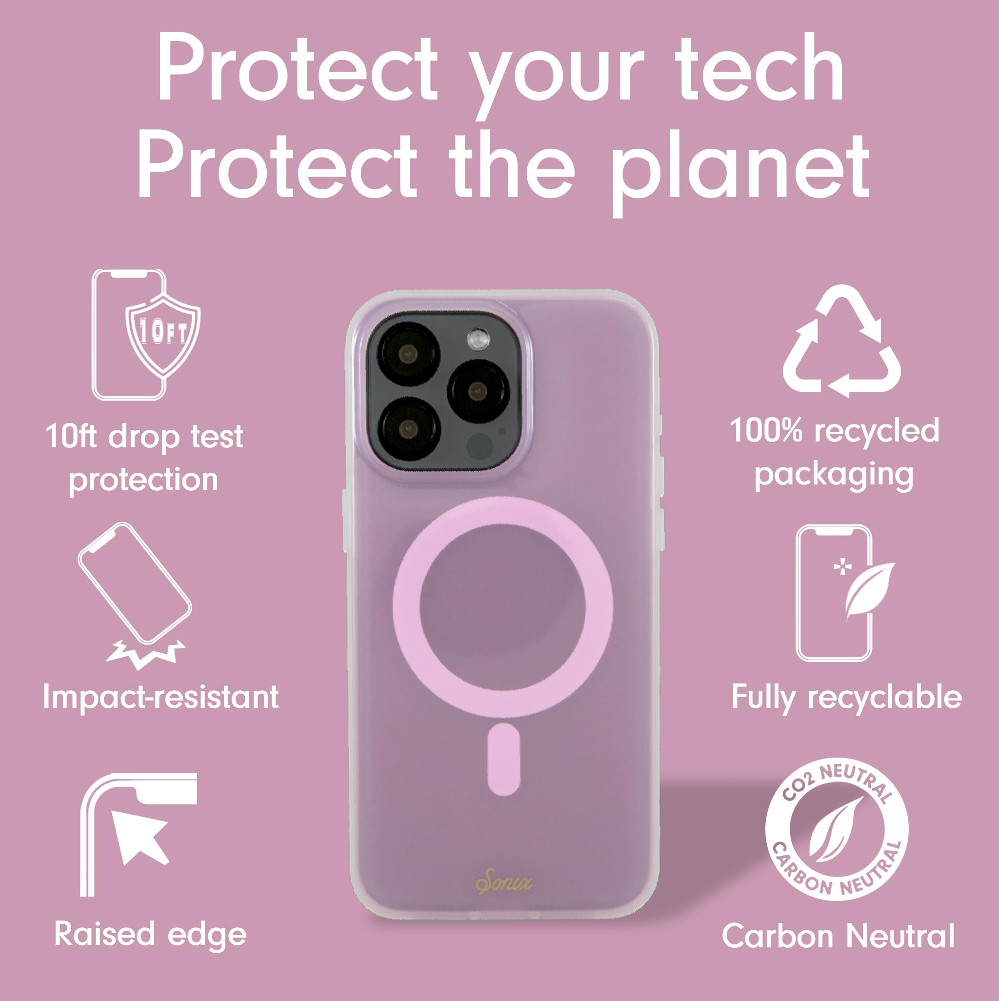Foto 5 pulgar | Funda De Teléfono Sonix Jelly Pink Para Iphone 15 Pro Max Con Magsafe - Venta Internacional.