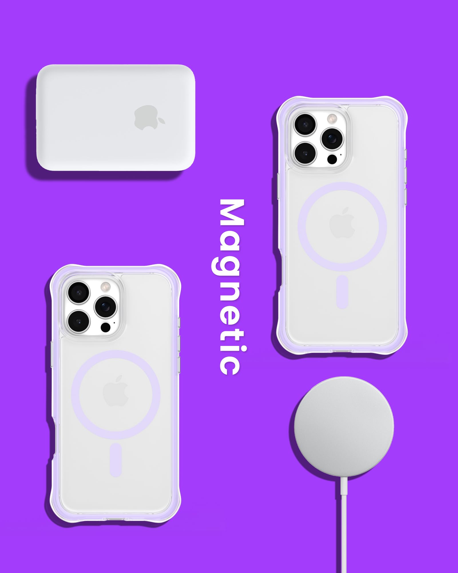 Foto 7 | Funda De Teléfono Ornarto Air Para Iphone 16 Pro Max Clear Con Magsafe - Venta Internacional.