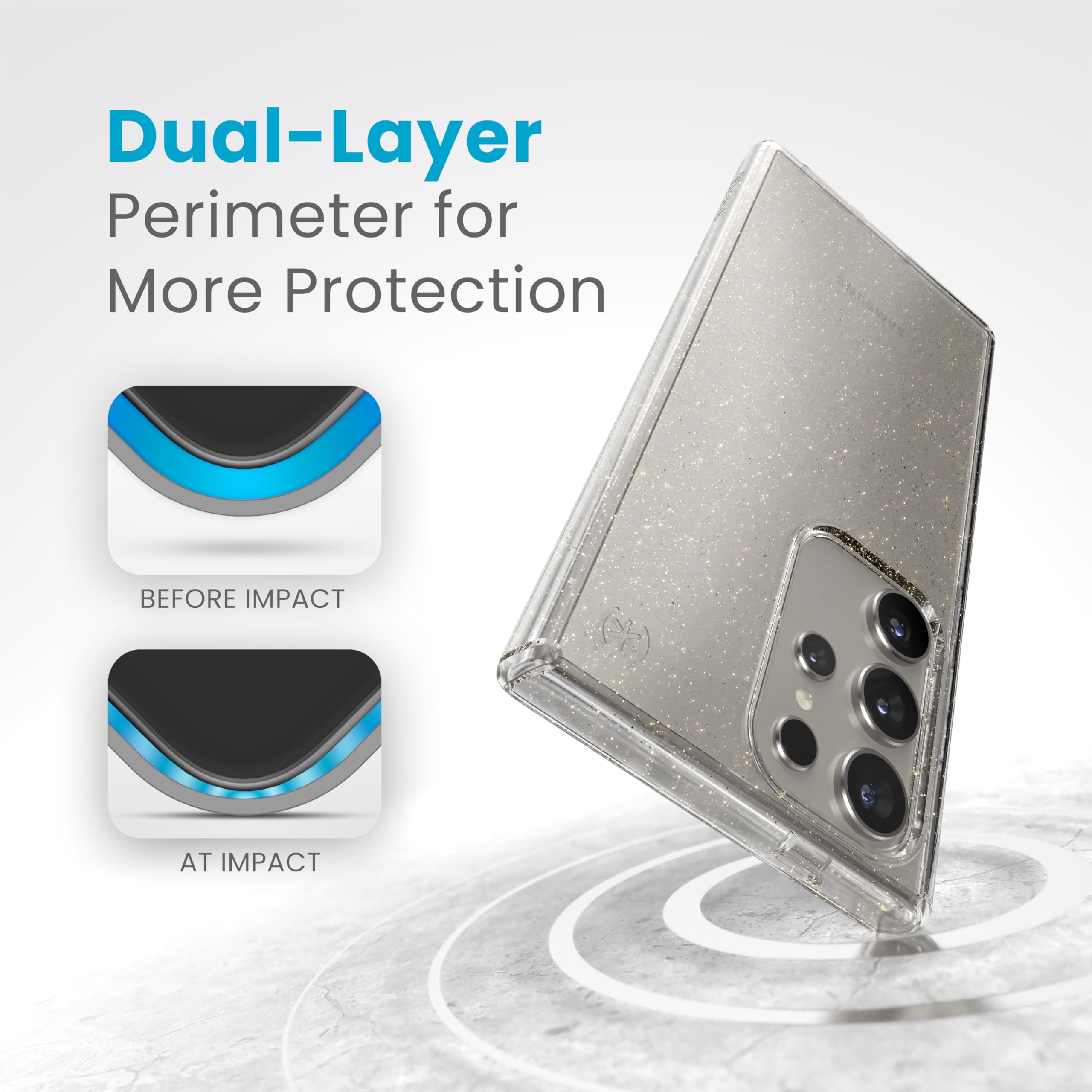 Foto 3 | Funda Para Teléfono Speck Presidio Perfect Clear Para Samsung Galaxy S24 Ultra - Venta Internacional.