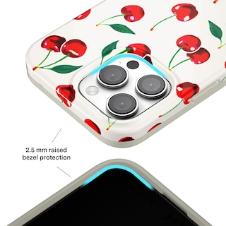 Foto 4 | Funda De Teléfono Velvet Caviar Para Iphone 16 Pro Max Red Cherries - Venta Internacional.
