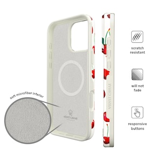 Foto 6 | Funda De Teléfono Velvet Caviar Para Iphone 16 Pro Max Red Cherries - Venta Internacional.