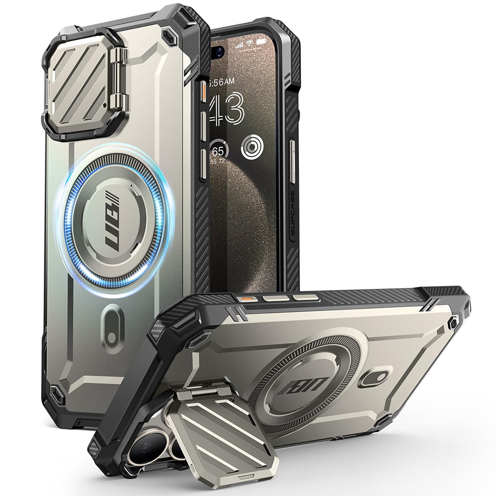 Foto 2 pulgar | Funda De Teléfono Supcase Unicorn Beetle Mag Xt Para Iphone 15 Con Soporte - Venta Internacional.