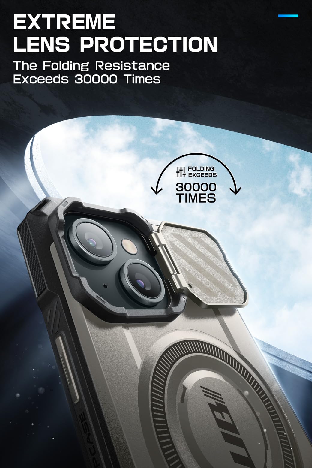 Foto 6 | Funda De Teléfono Supcase Unicorn Beetle Mag Xt Para Iphone 15 Con Soporte - Venta Internacional.