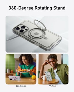 Foto 2 | Funda Anker Ultra Magnetic con Soporte Anular de 360° para Iphone 16 Pro - Venta Internacional