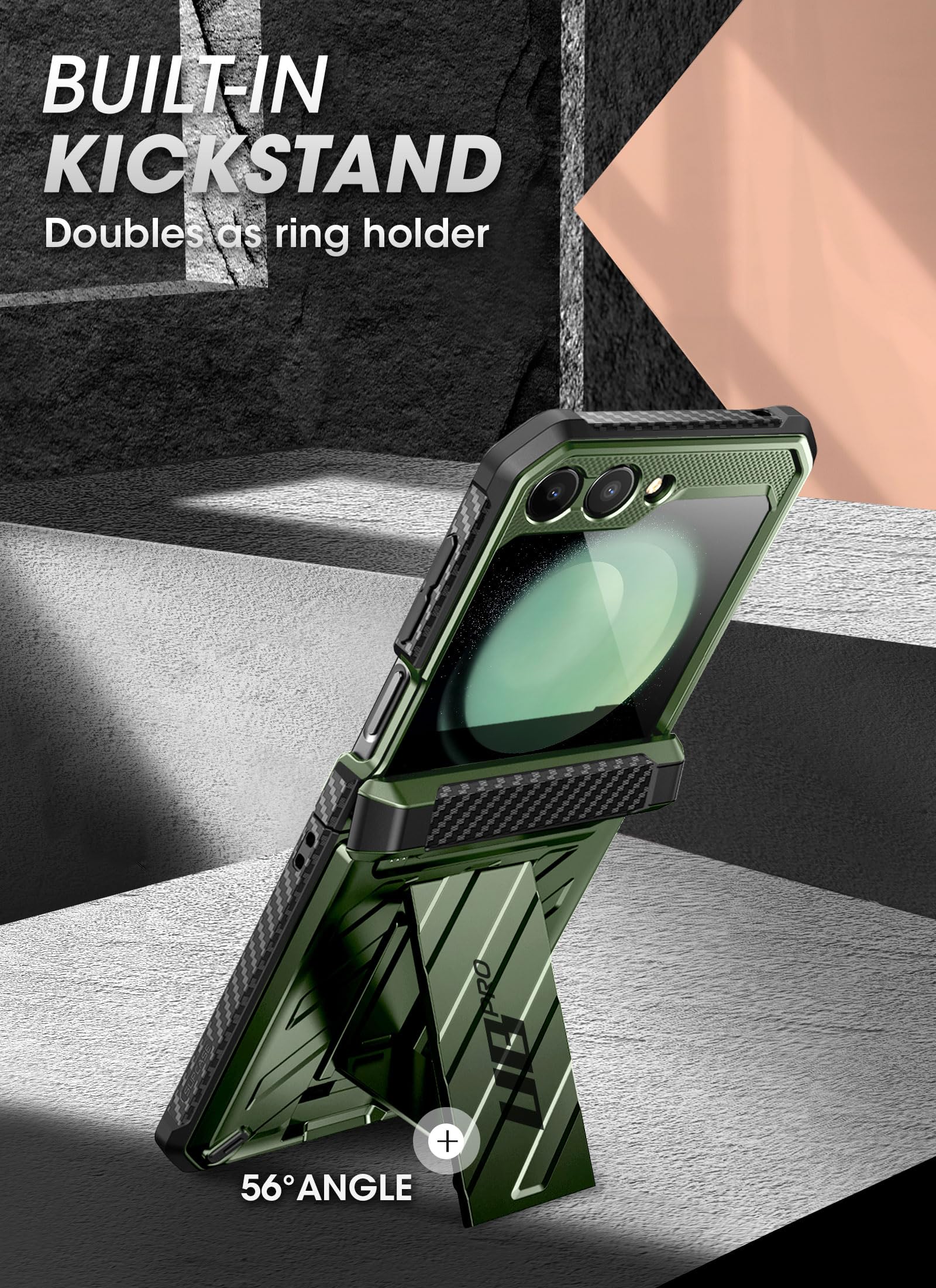 Foto 7 | Funda De Teléfono Supcase Unicorn Beetle Pro Para Samsung Galaxy Z Flip 5 - Venta Internacional.
