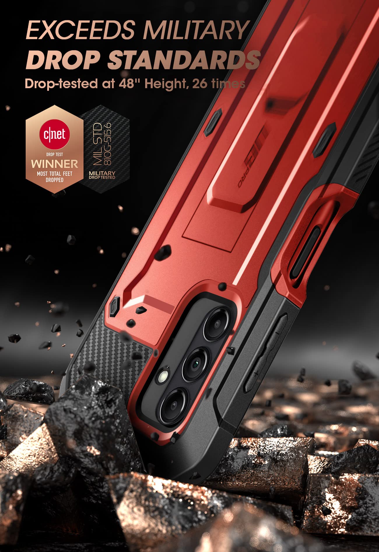 Foto 3 pulgar | Funda Para Teléfono Supcase Unicorn Beetle Pro Para Samsung Galaxy A14 5g - Venta Internacional.