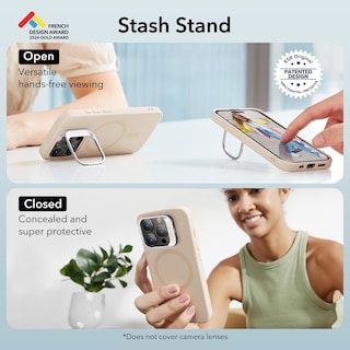 Foto 3 | Funda De Teléfono Esr Para Iphone 15 Pro Magsafe De Silicona Con Soporte - Venta Internacional.