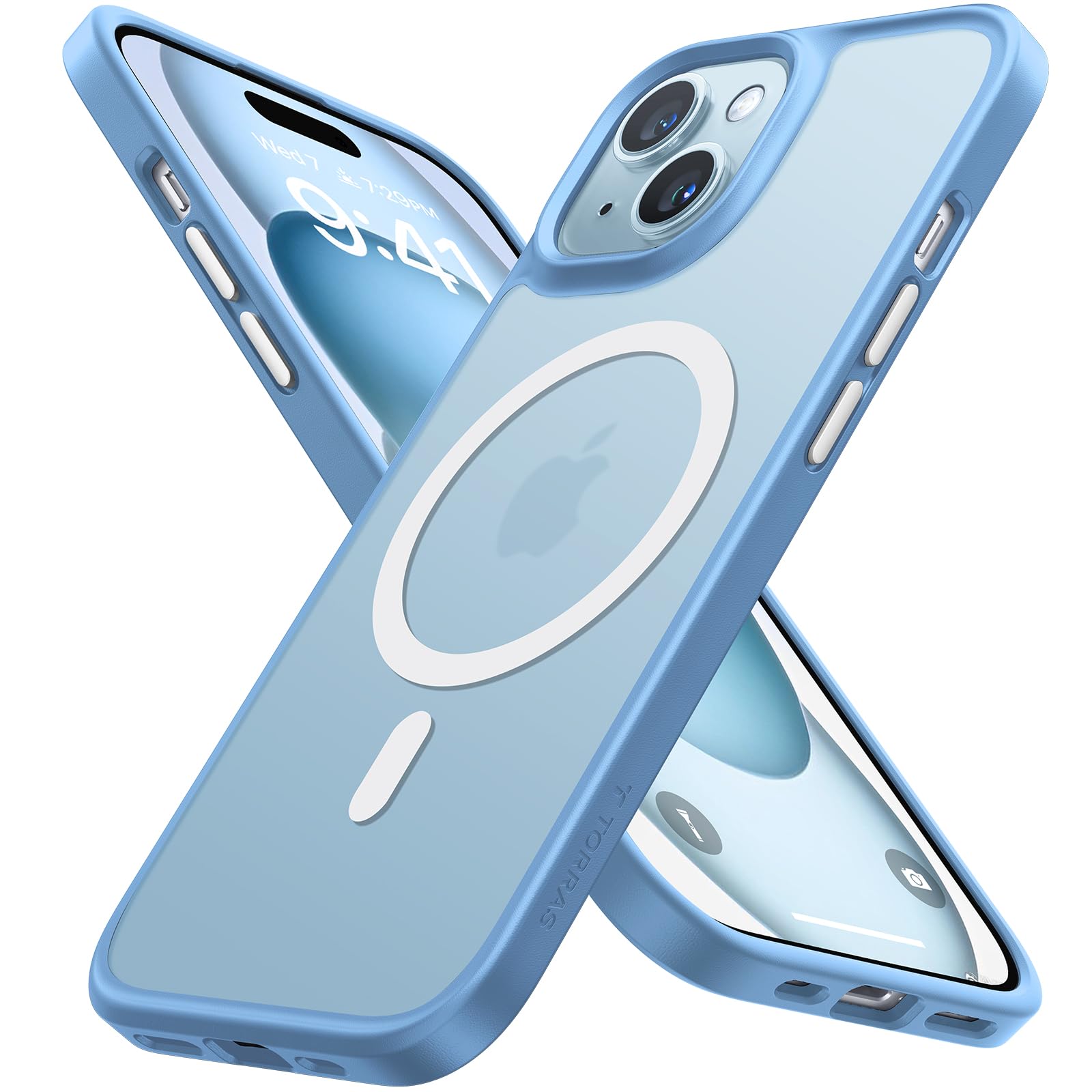 Funda Torras Magnetic Para Iphone 14/15 Azul - Venta Internacional.