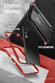 Foto 4 | Funda I-blason Armorbox Para Samsung Galaxy S23 Plus Con Soporte, Color Rojo - Venta Internacional.