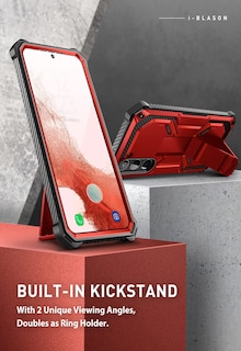 Foto 6 | Funda I-blason Armorbox Para Samsung Galaxy S23 Plus Con Soporte, Color Rojo - Venta Internacional.