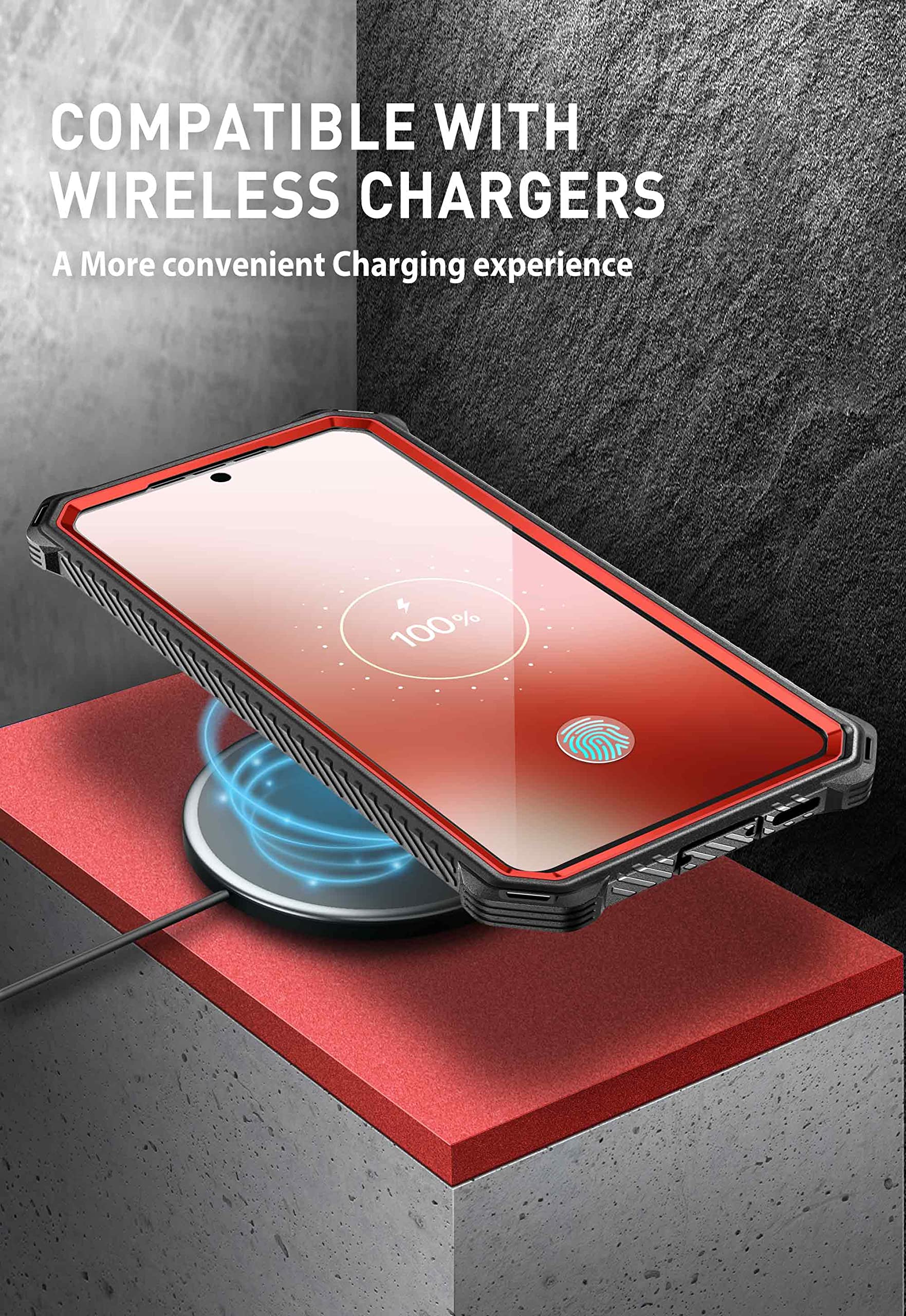 Foto 8 pulgar | Funda I-blason Armorbox Para Samsung Galaxy S23 Plus Con Soporte, Color Rojo - Venta Internacional.
