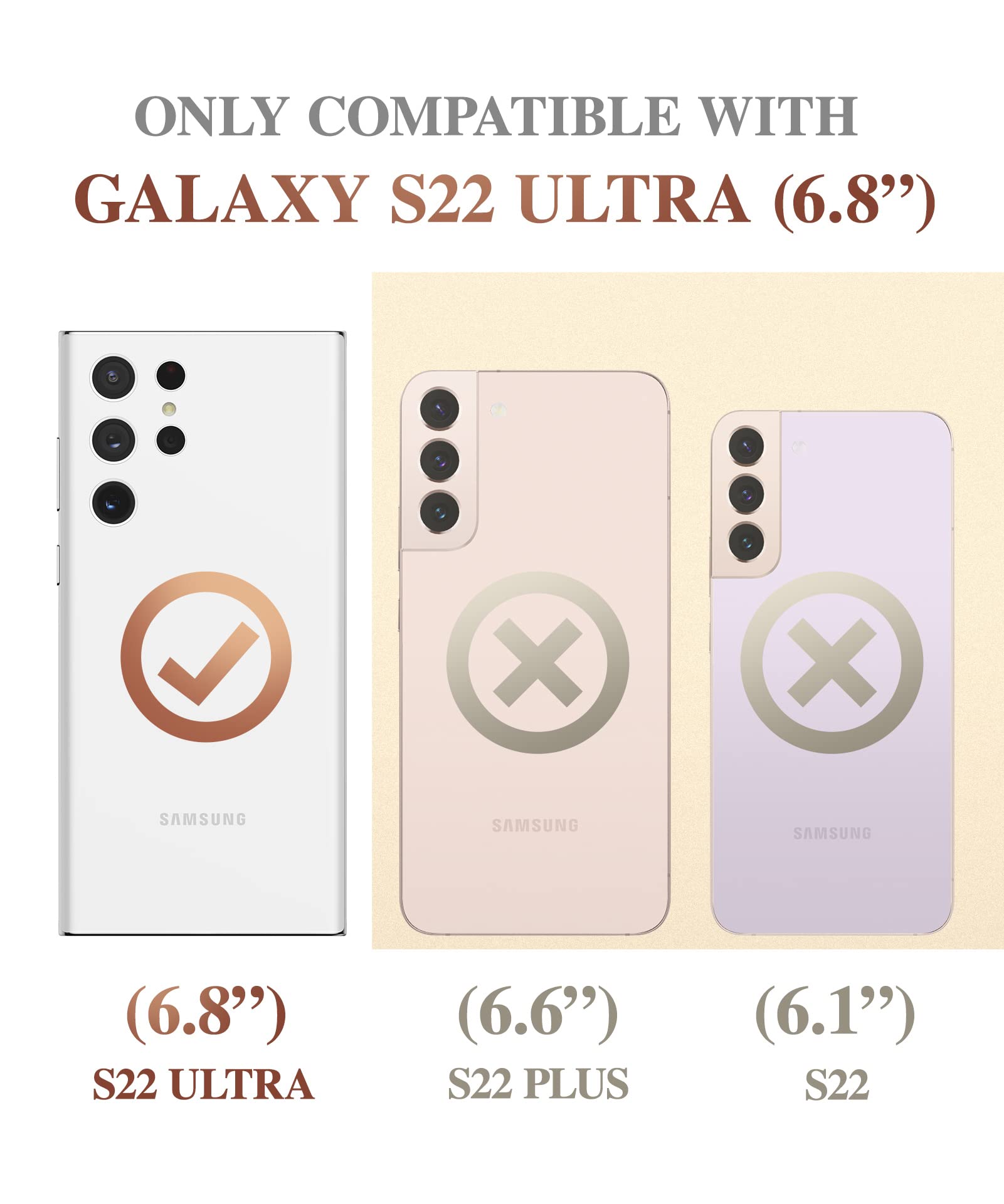 Foto 3 pulgar | Funda Para Teléfono Gviewin Samsung Galaxy S2 Ultra 6.8' 2022 Drift Sand - Venta Internacional.