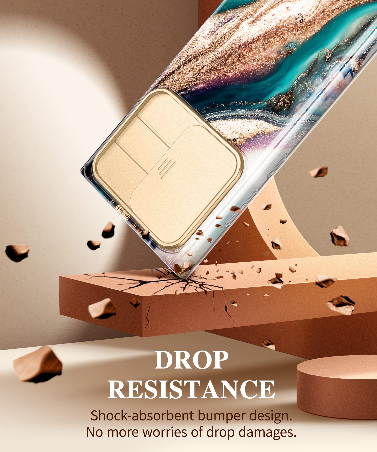 Foto 7 | Funda Para Teléfono Gviewin Samsung Galaxy S2 Ultra 6.8' 2022 Drift Sand - Venta Internacional.