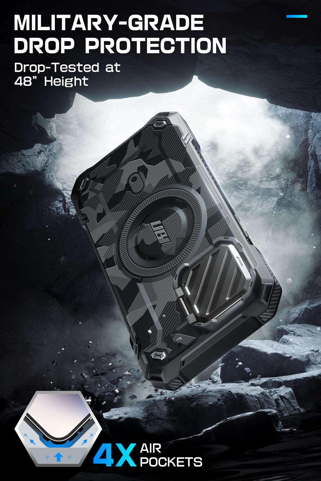 Foto 3 pulgar | Funda De Teléfono Supcase Para Iphone 15 Pro Max Con Funda De Cámara - Venta Internacional.