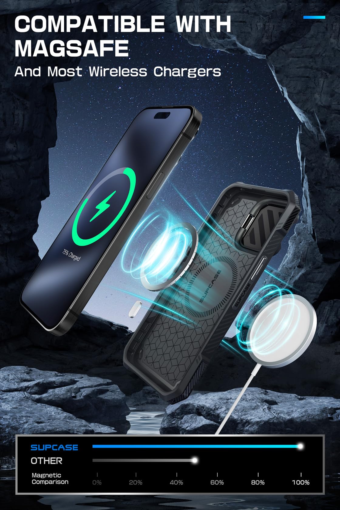 Foto 6 pulgar | Funda De Teléfono Supcase Para Iphone 15 Pro Max Con Funda De Cámara - Venta Internacional.