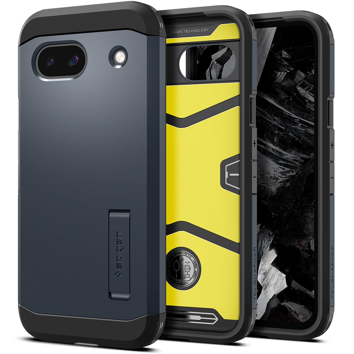 Foto 2 pulgar | Funda Spigen Tough Armor Diseñada Para Pixel 8a Con Soporte - Venta Internacional.