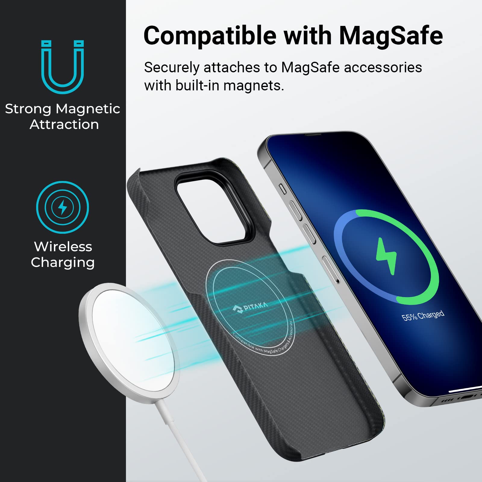 Foto 4 pulgar | Funda Para Teléfono Pitaka Fusion Weaving Magez Case 3 Overture Iphone 14 Pro De 6.1 Pulgadas - Venta Internacional.