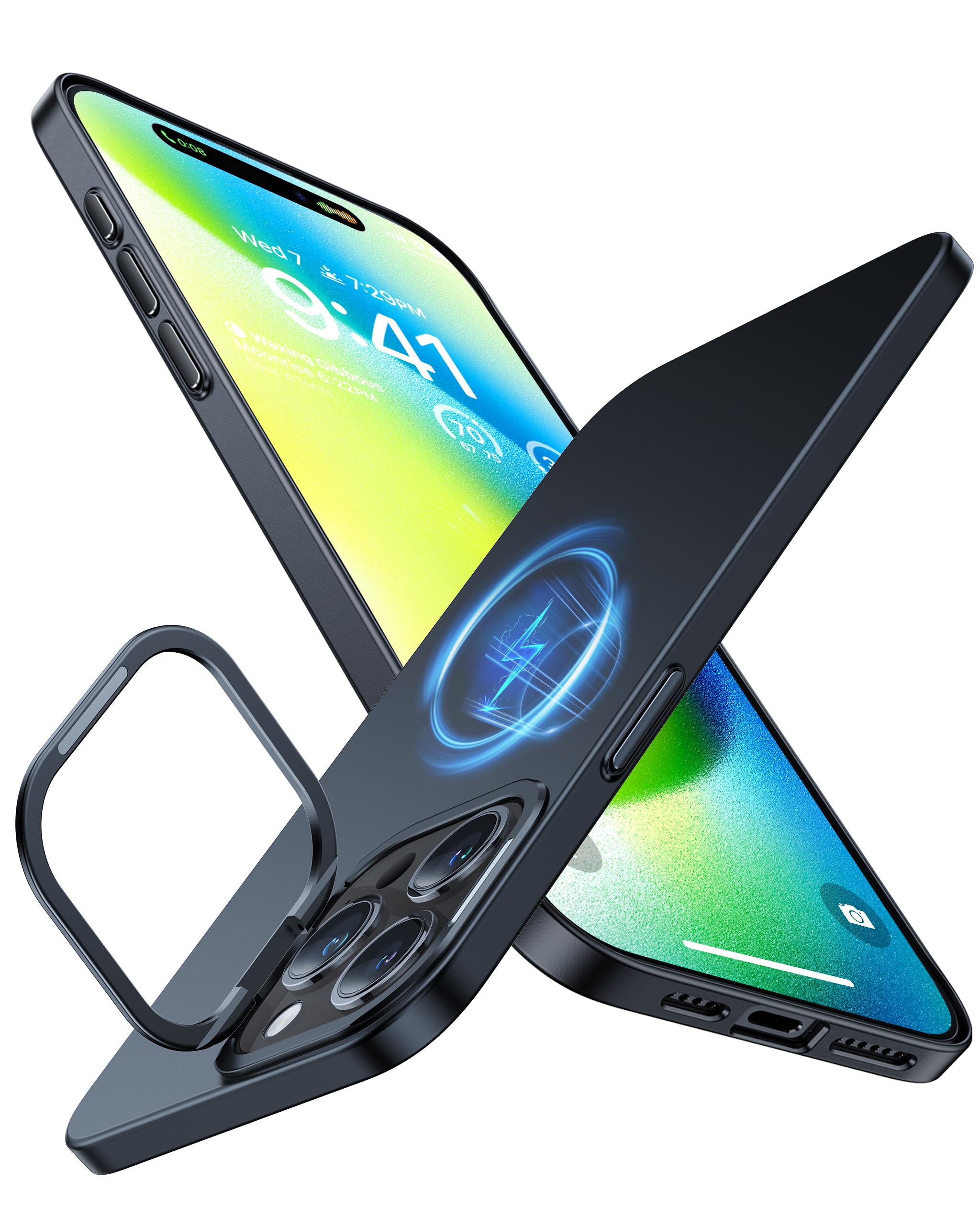 Foto 2 pulgar | Funda Para Teléfono Torras Slim Fit Con Soporte Magnético Para Iphone 15 Pro Max - Venta Internacional.