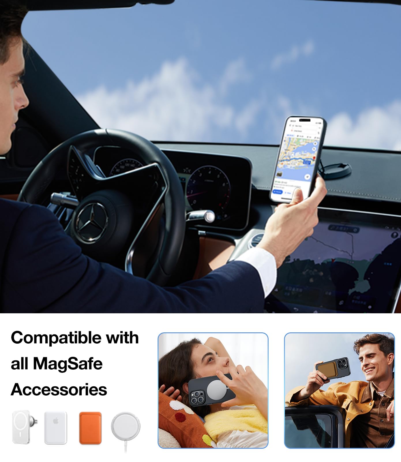 Foto 5 pulgar | Funda Para Teléfono Torras Slim Fit Con Soporte Magnético Para Iphone 15 Pro Max - Venta Internacional.