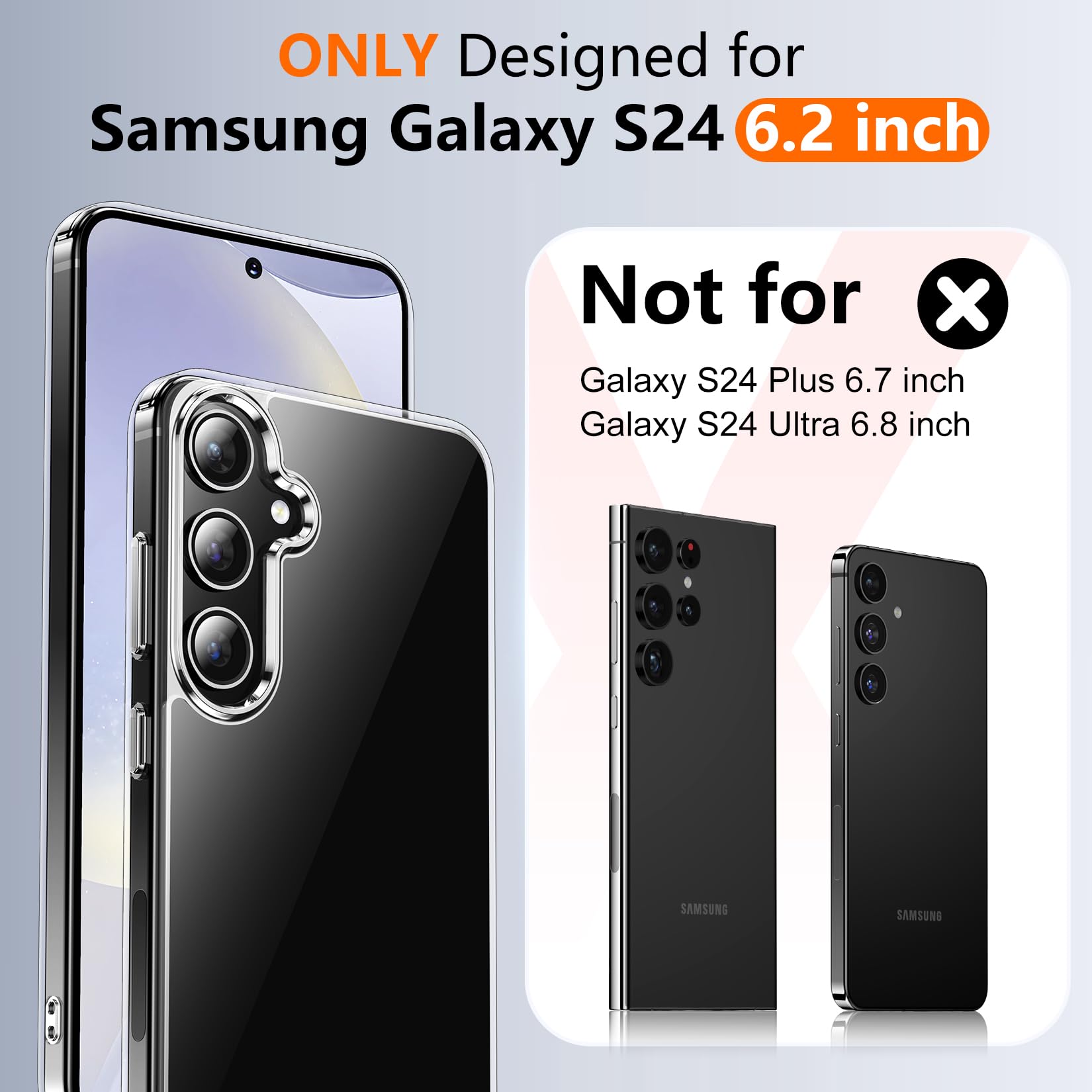 Foto 2 | Funda De Teléfono Temdan Diseñada Para Samsung Galaxy S24 De 6.2 Pulgadas - Venta Internacional.